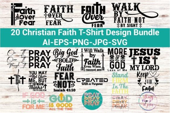 Christian Faith T-Shirt Design Bundle Review for Real Projects