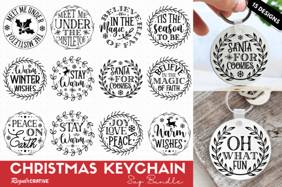 Christmas Keychain Quotes SVG Bundle Review for Real Projects