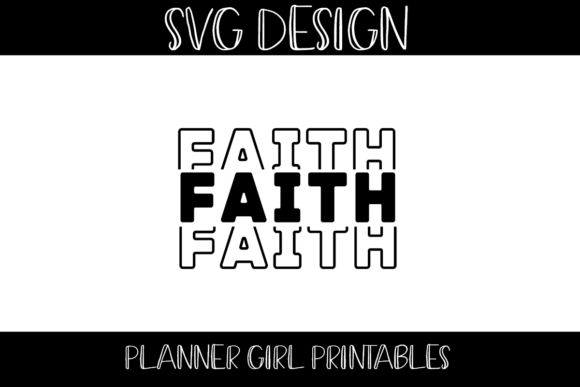 Faith SVG Design for Real-World Embroidery Projects