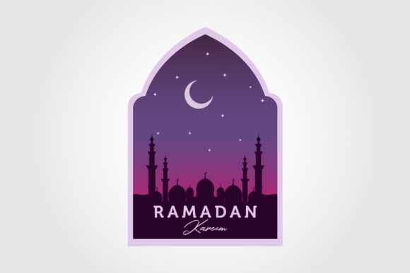 Mosque Landscape Night Background Logo Review for Real Projects