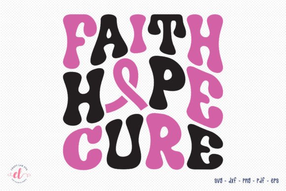 Review of Faith Hope Cure SVG - Breast Cancer Design