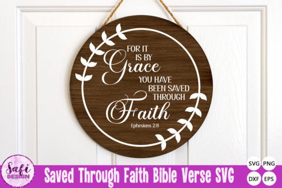 Saved Through Faith Bible Verse SVG Review for Real Embroidery Projects