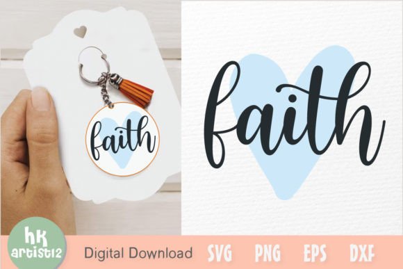 Using Faith Keychain SVG in Real Embroidery Projects