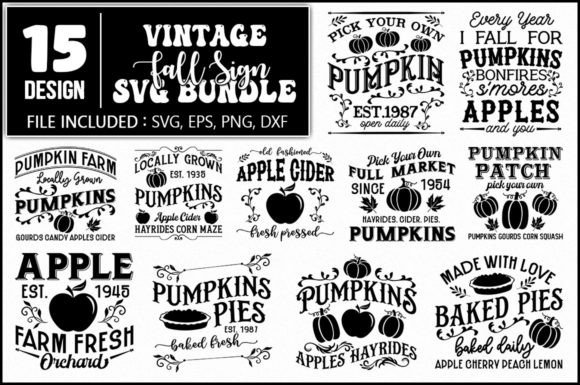 Vintage Fall Sign SVG Bundle Review: A Designer’s Perspective