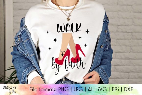 Walk by Faith Easter SVG Red Shoes Review