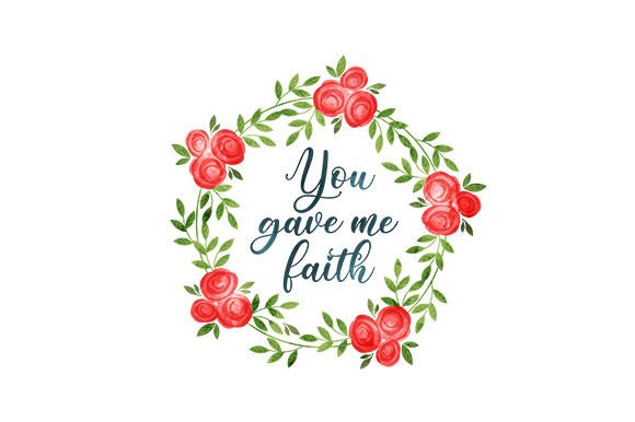 You Gave Me Faith Embroidery Design Review